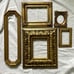 Picture Frames Gold Frames Gold Wall Frame Vintage Frame Bundle