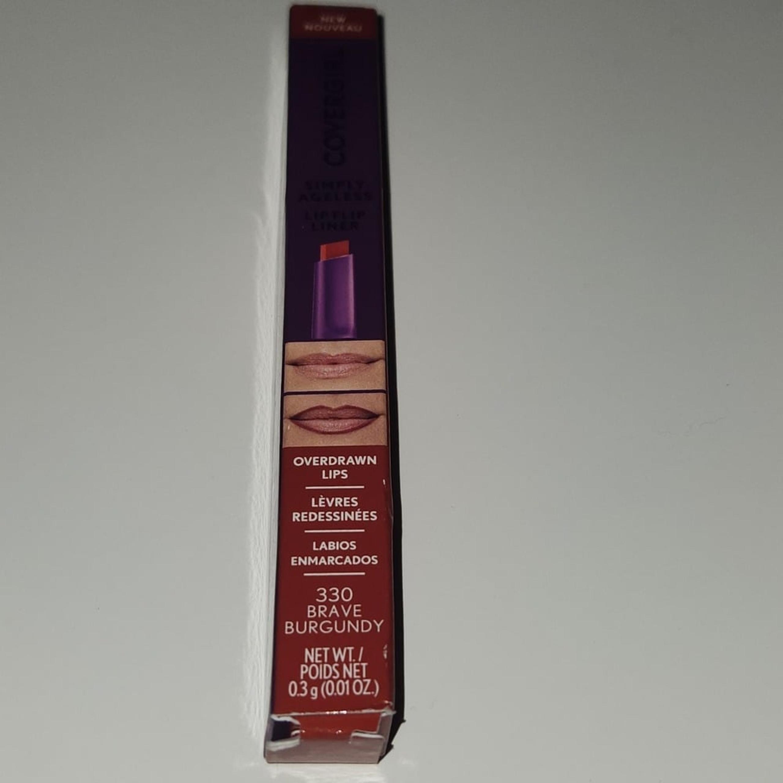 Simply Ageless Lip Flip Liner #330 Brave Burgundy 0.01 Oz - CoverGirl