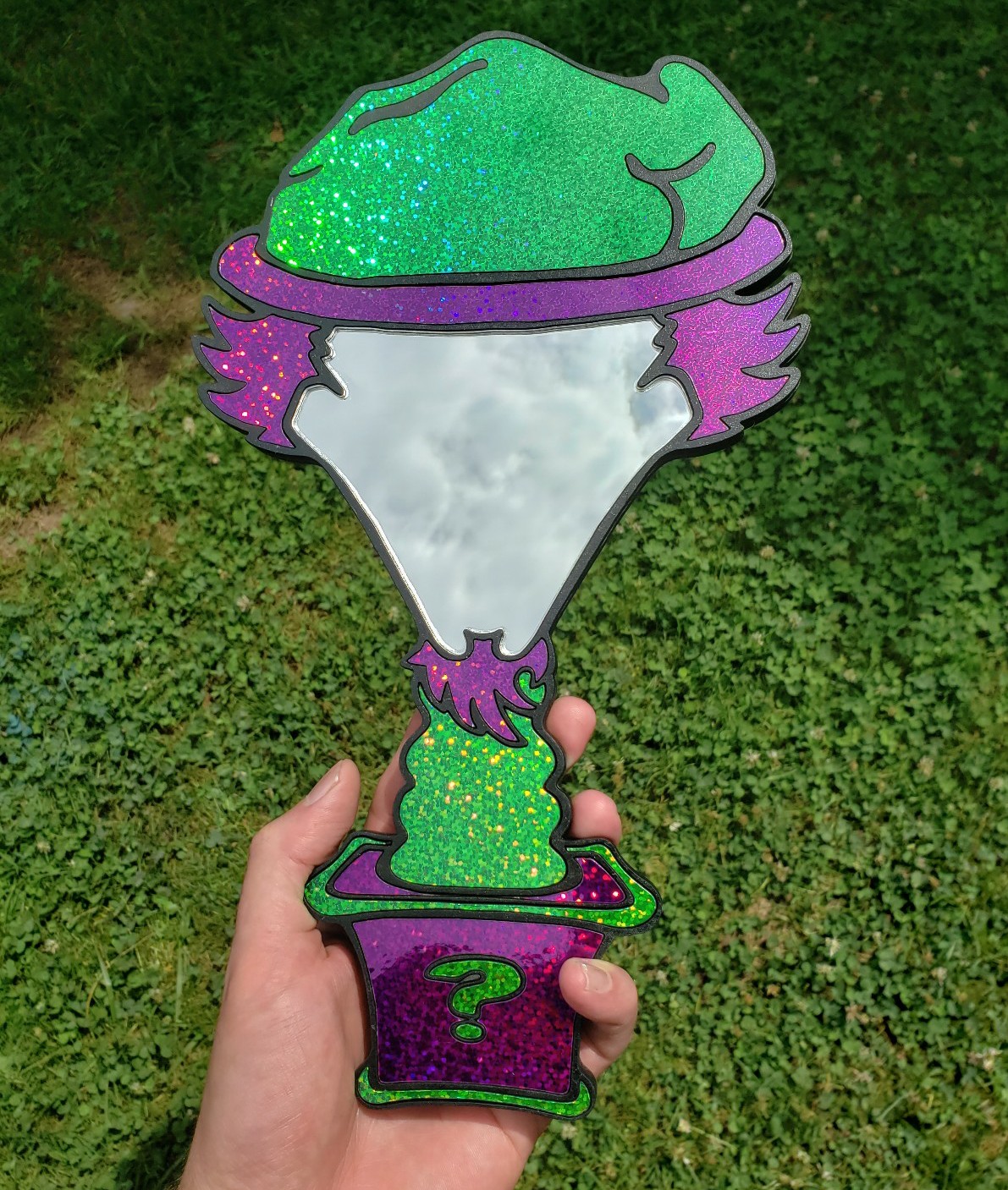 WickedDreamCreations Riddlebox hand mirror