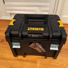 DEWALT TSTAK Tool Box, Extra Large Design, Removable Tray for Easy Access to Too