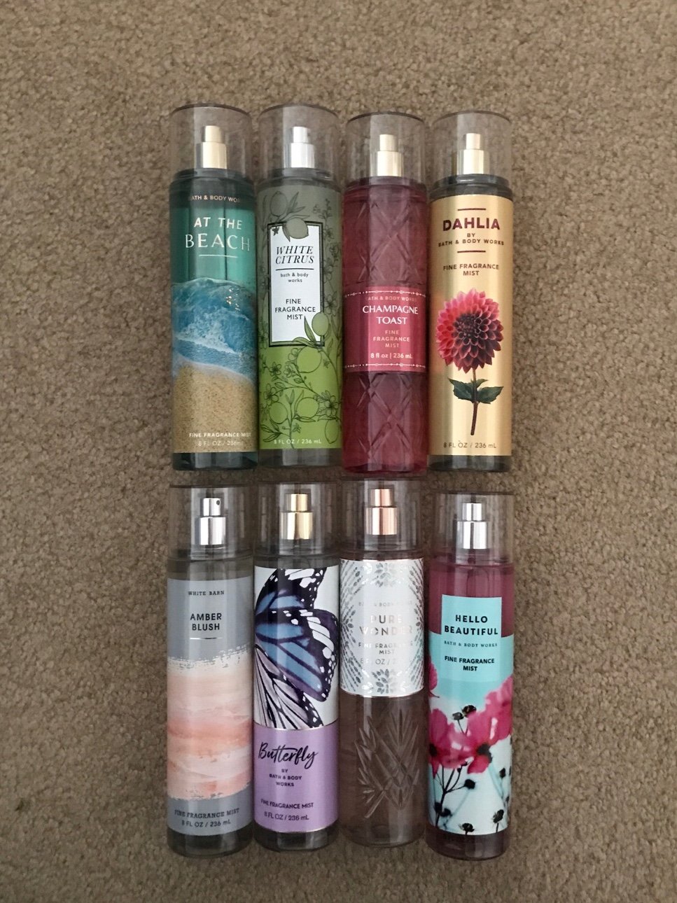 Ten BBW Mists