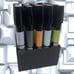 Lot 25 Vintage Chartpak AD Markers Assorted Colors Desktop Holder Architect NEW
