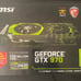 MSI GTX 970 100ME LIMITED EDITION 4GB GPU