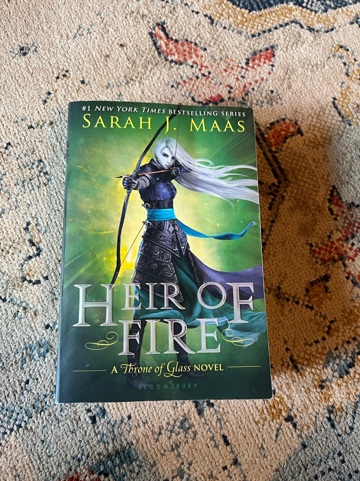 Heir Of Fire Sarah J Maas OOP Orginal Cover Throne Of Glass Series