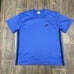 Vintage Nike Shirt Size XL Blue Short Sleeve Embroidered Swoosh Athletic Y2K