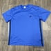 Vintage Nike Shirt Size XL Blue Short Sleeve Embroidered Swoosh Athletic Y2K