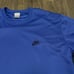 Vintage Nike Shirt Size XL Blue Short Sleeve Embroidered Swoosh Athletic Y2K