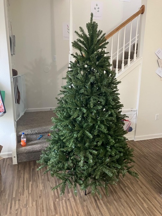 National Tree Company Artificial Full Christmas Tree, Green, Dunhill Fir, Includ