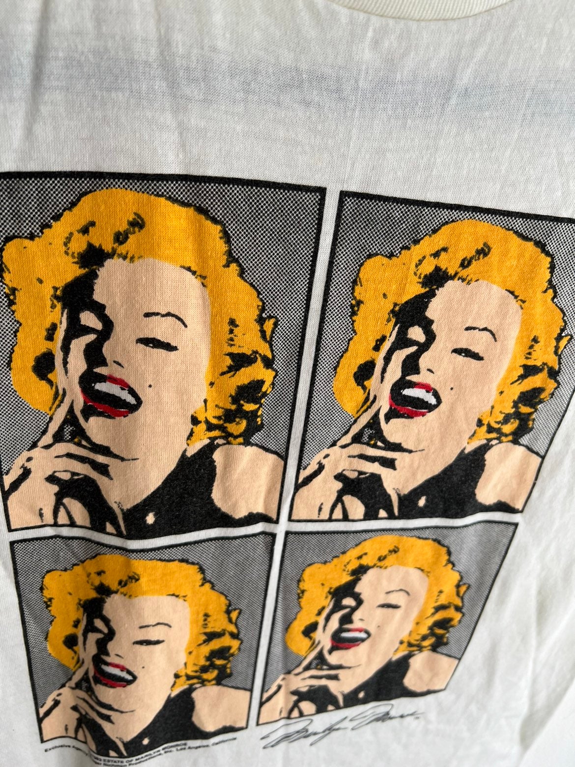 Rare Vintage 1983 The Estate Of Marilyn Monroe \ Andy Warhol Tank Top Shirt Siz