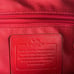 Coach Red Leather Pocket Shoulder Bag