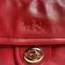 Coach Red Leather Pocket Shoulder Bag