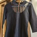 Swiss Dot Sheer 3/4 Sleeve Top