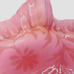 FENTON Glass Fern & Daisy CRANBERRY OPALESCENT 10 Bowl Vase Ruffled Edge READ