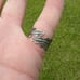 Signet ring sterling silver 1936 authentic Buffalo Indian Nickel coin adjustable