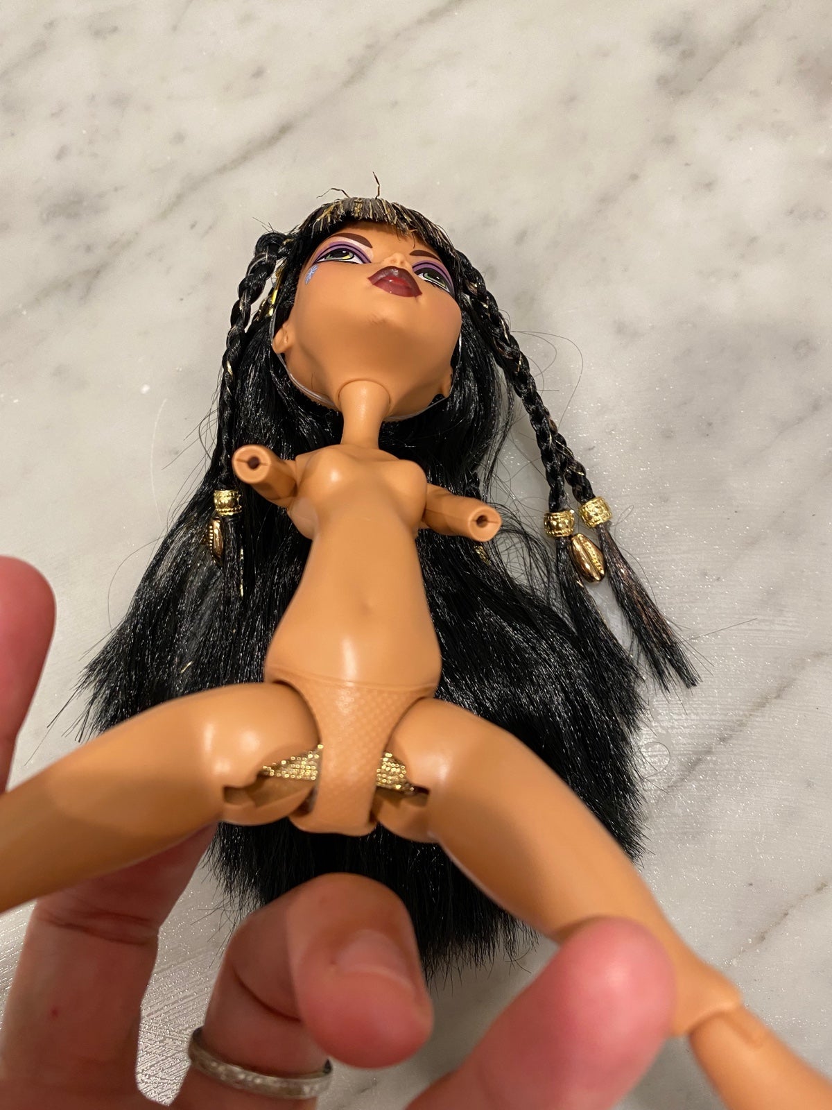 Monster high Cleo shops de Nile and Deuce Gorgon Doll gold elastics, first wave