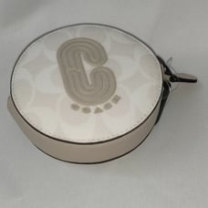 COACH ROUND HYBRID POUCH SIGNATURE CANVA