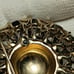 Vintage Joseph Mazer Jomaz Gold Tone Blue Turquoise Stone Pin Brooch
