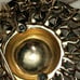 Vintage Joseph Mazer Jomaz Gold Tone Blue Turquoise Stone Pin Brooch