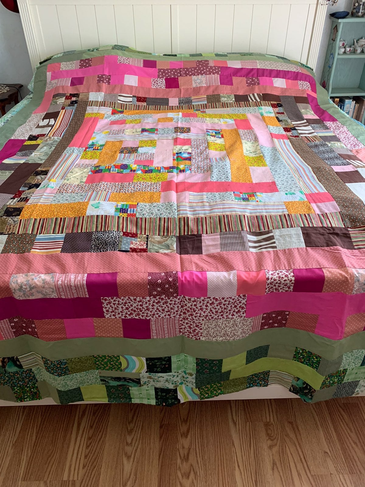 Patchwork quilt top