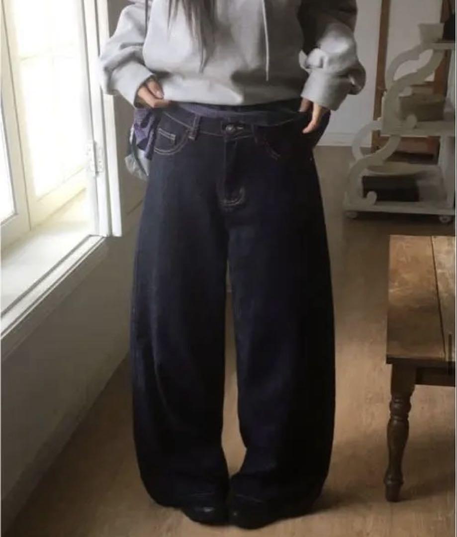【WONDER WONDER】Cashew pocket point wide denim pants Wonder Nation Girls Wide Leg Jean, Sizes 4-18 & Plus