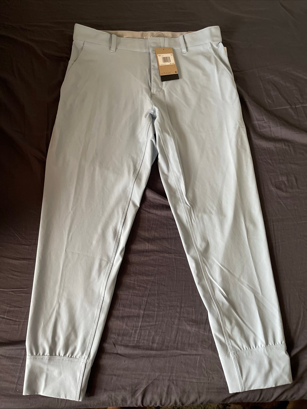 Nike Tour Repel 5 Pocket Standard Fit Ankle Length Men’s Golf Pants Size 34 Blue
