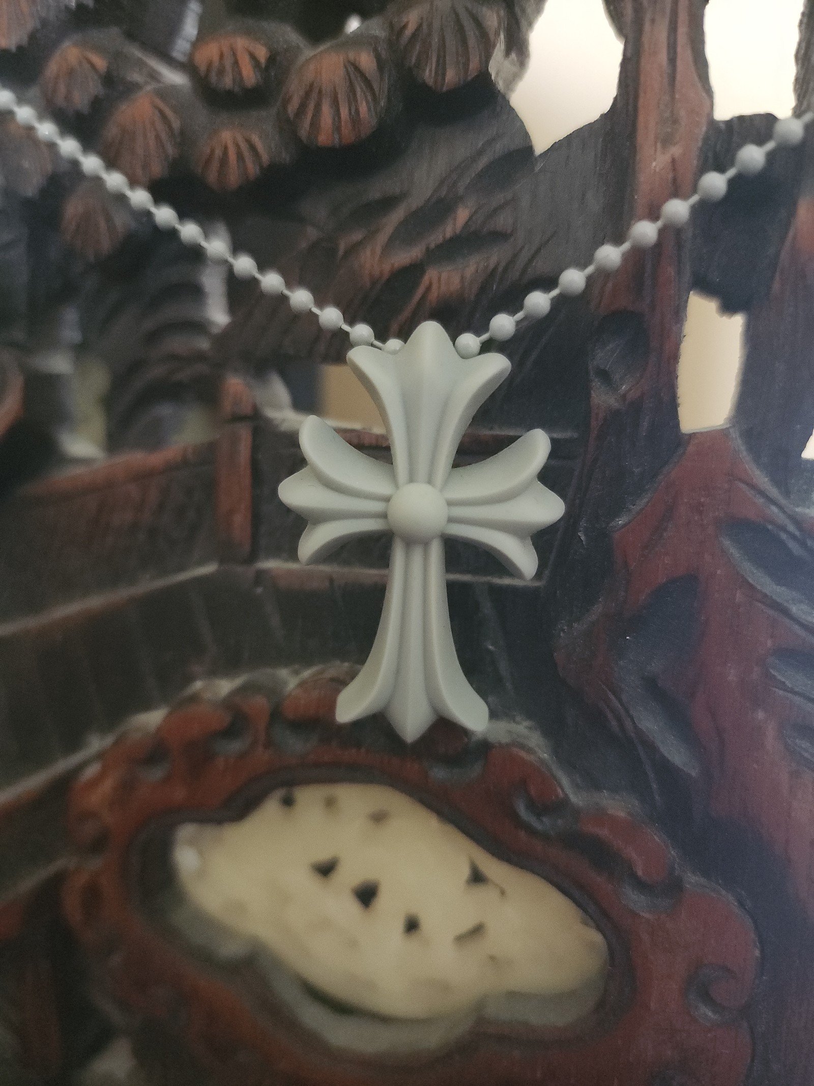 Chrome hearts silicone cross