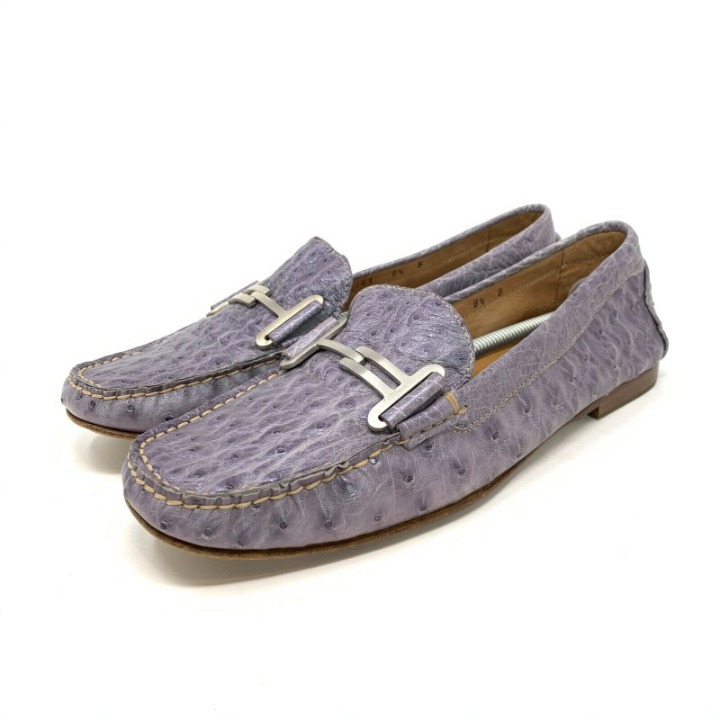 Salvatore Ferragamo 8.5 Ostrich Loafers