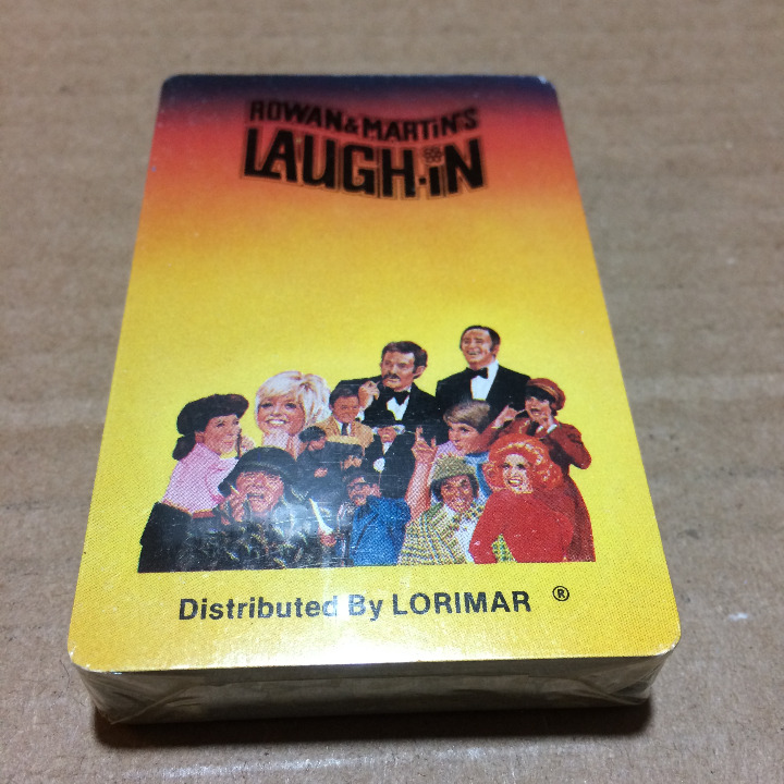 Rowan & Martins Laugh In Vtg Playing Cards Sealed Salesman's Sample Lorimar