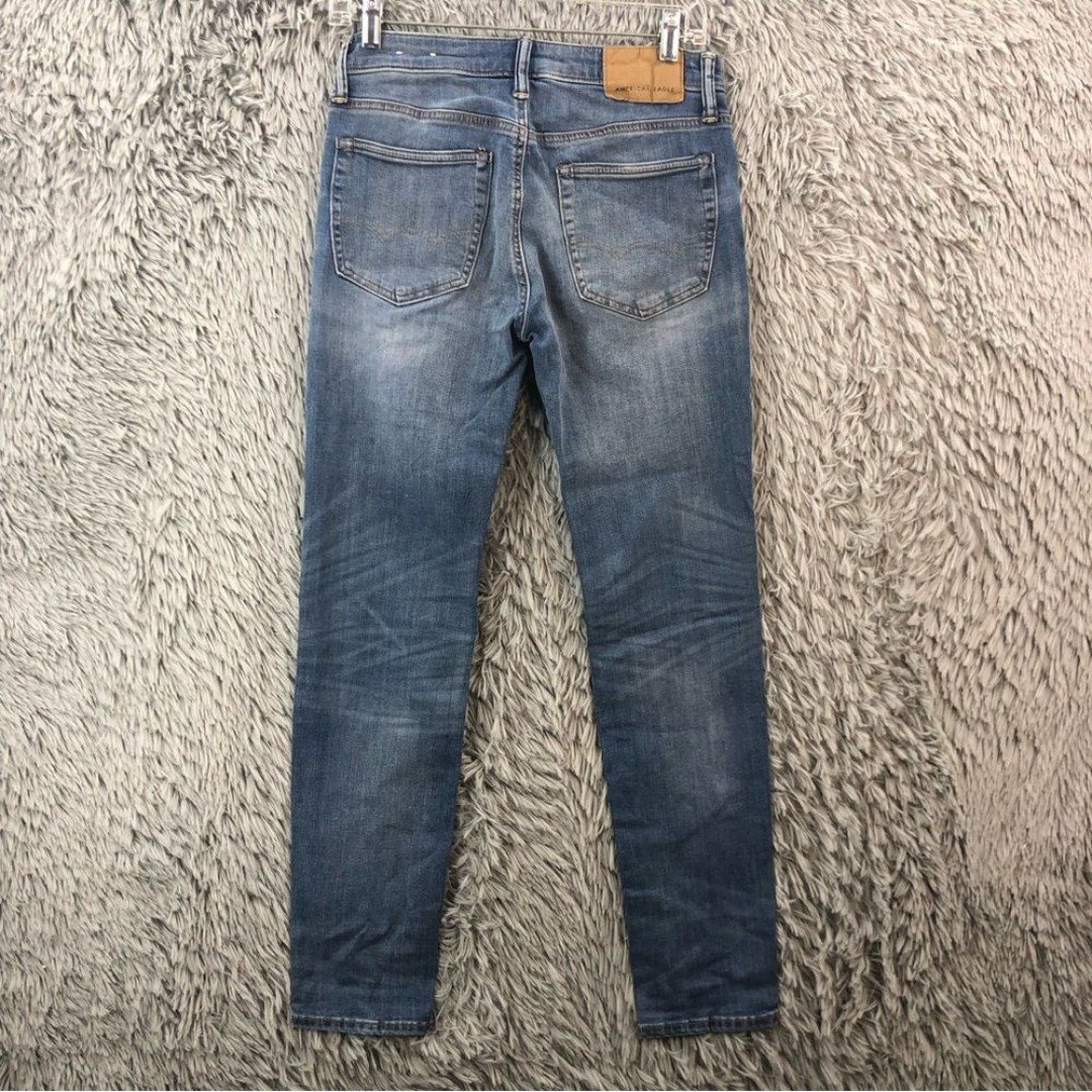 American Eagle Outfitters Men’s 28 Skinny Whiskered Denim Jeans