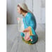 Vintage fontanini paper mache Virgin Mary nativity village Xmas religious decor