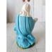 Vintage fontanini paper mache Virgin Mary nativity village Xmas religious decor
