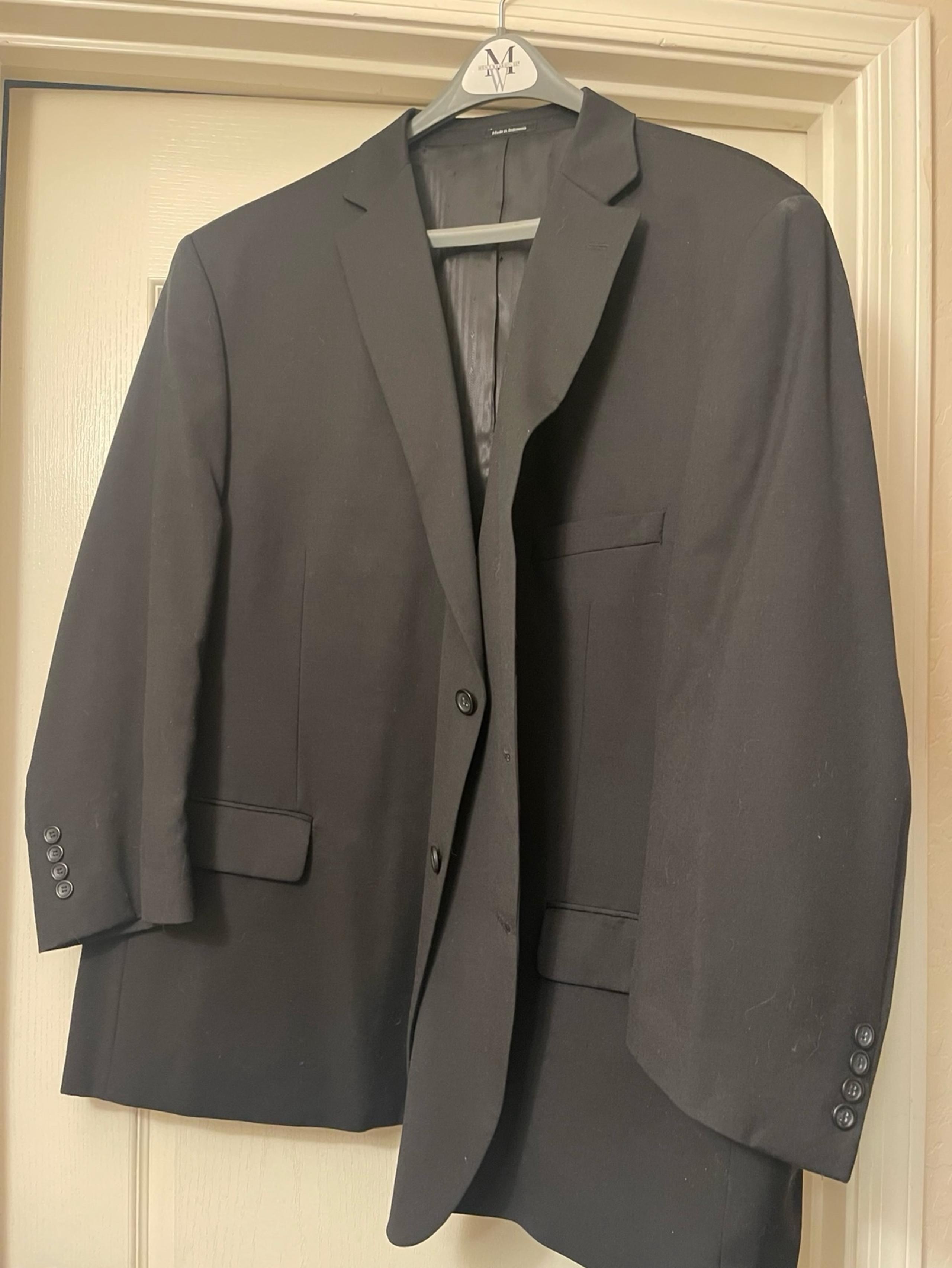 Joseph & Feiss men’s 100% wool suit 58 regular 56 waist BIG Men’s