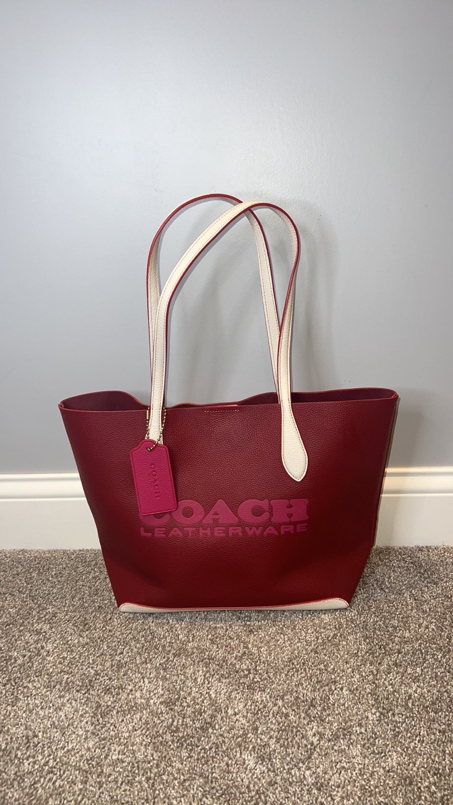 Coach Kia Tote in Colorblock