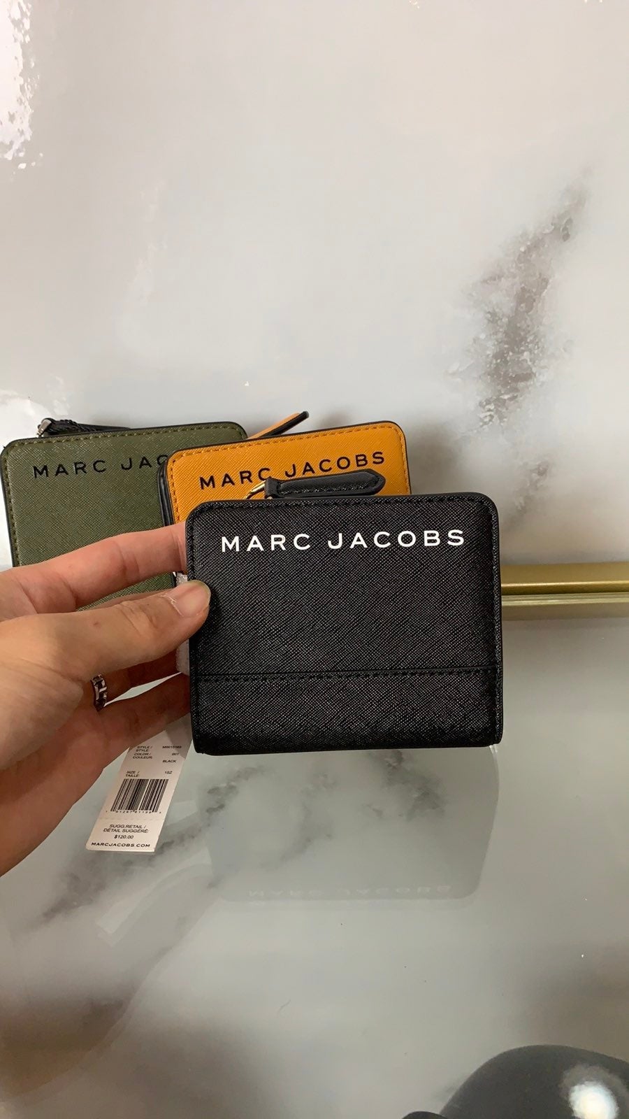 Marc jacob SAFFIANO MINI COMPACT (black)