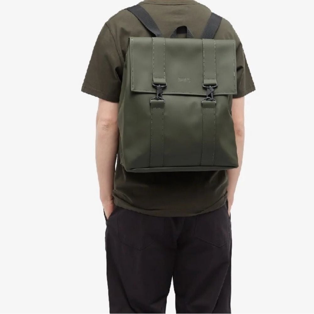 NEW Rains MSN Bag Olive Green Waterproof Unisex