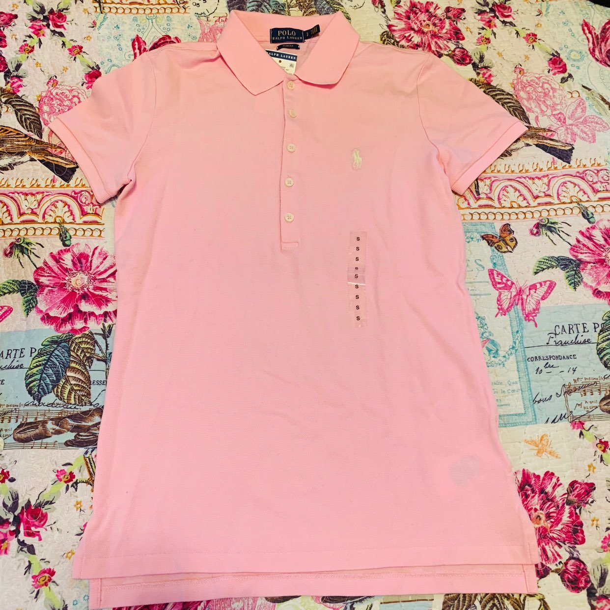 Polo Ralph Lauren Pink Shirt Size: S New