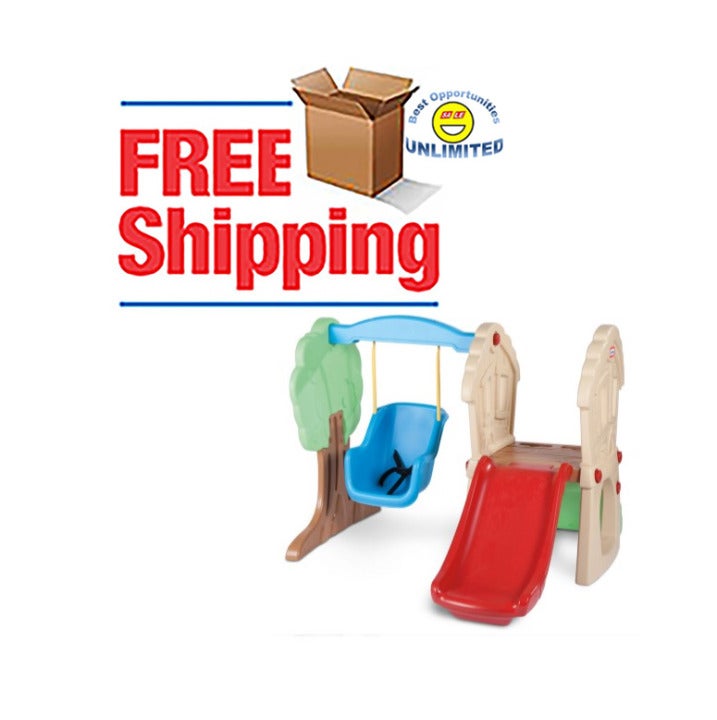 Kids’ Climber, Swing and Slide Play Set