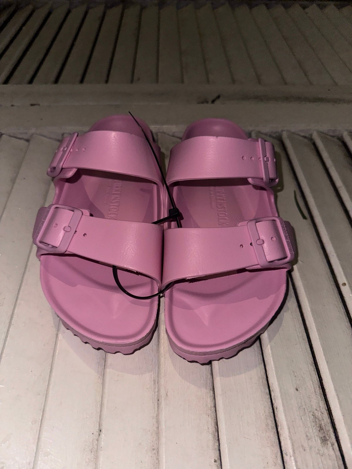 Birkenstock Arizona Essentials EVA Two-Strap Sandals Pink