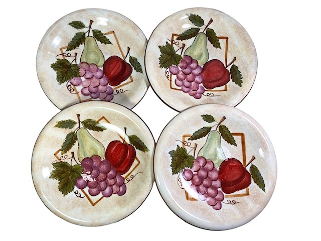 East West Distributing Co. Salad, Dessert, Fruit Plates/Shallow Bowls 8 Set of