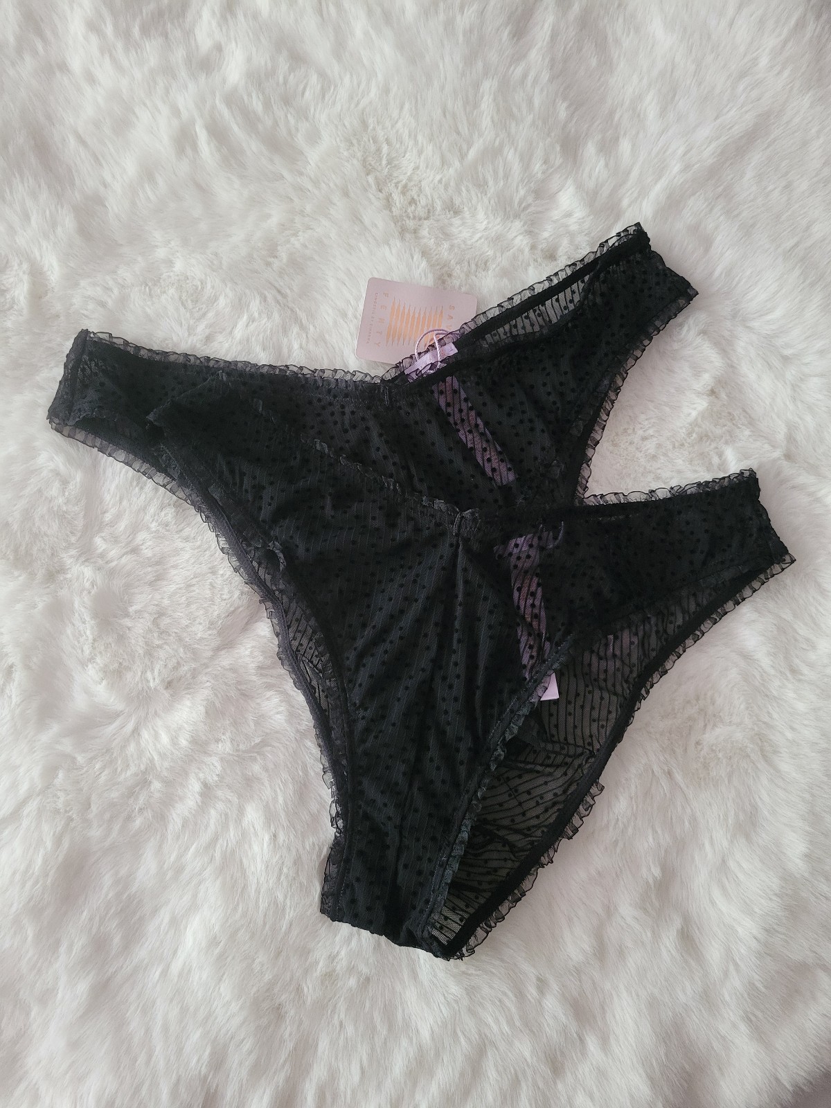 SAVAGE X FENTY BY RHIANNA 2-PACK BOUDOIR BRAZILIAN PANTY SIZE 1X