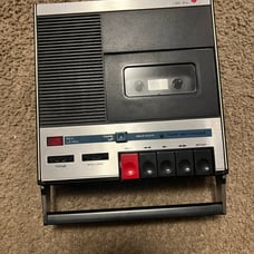 Crowncorder Ctr-8750 Vintage Crown Cassette Player Recorder