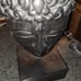 Black ceramic Buddha lamp no shade