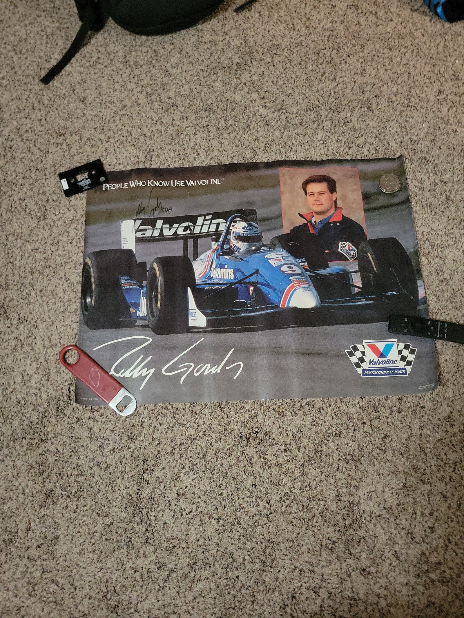 Robbie Gordon Valvoline race car poster