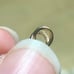 14kt gold heart diamond pendent, ladies gift CZ beautiful