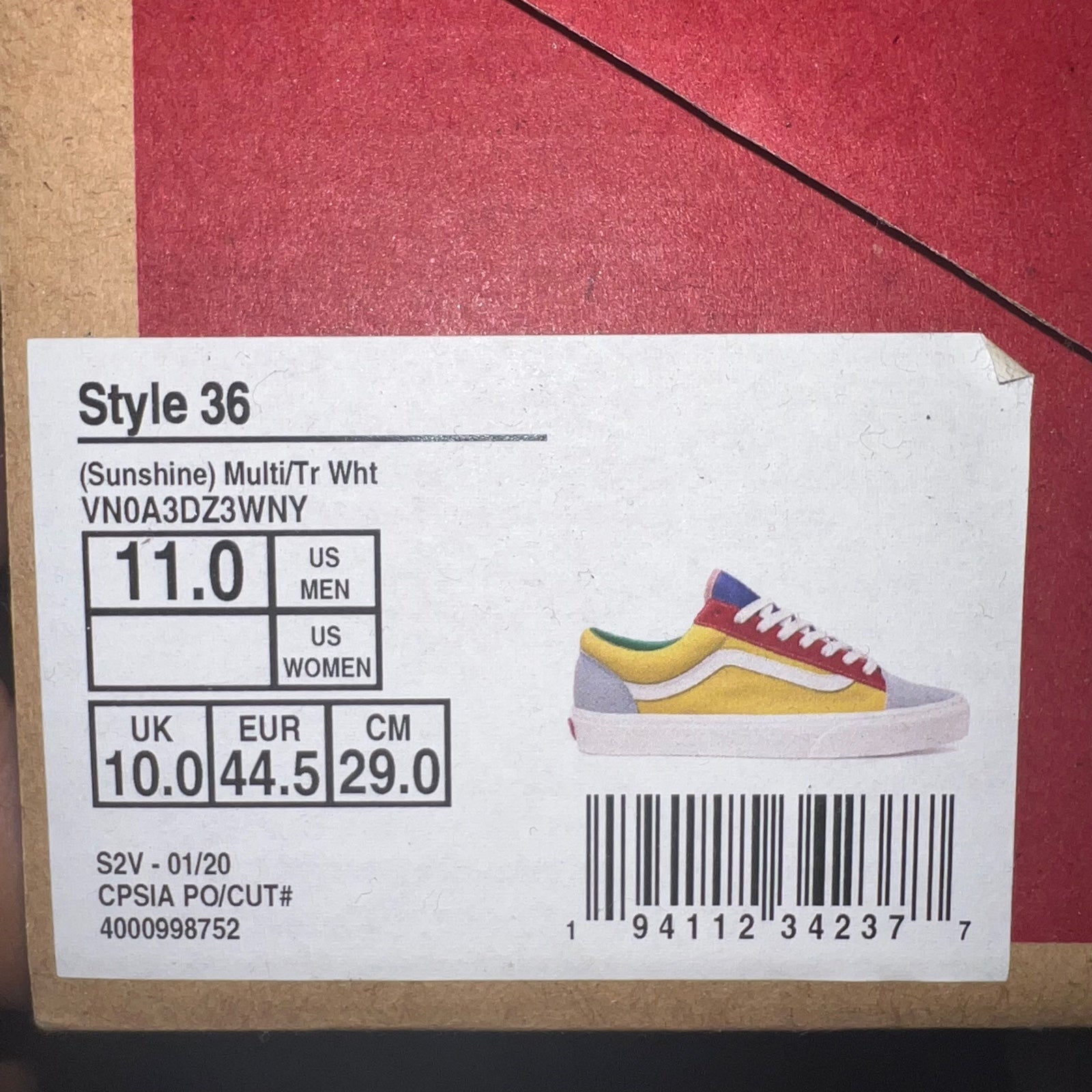 Vans Style 36 Sunshine