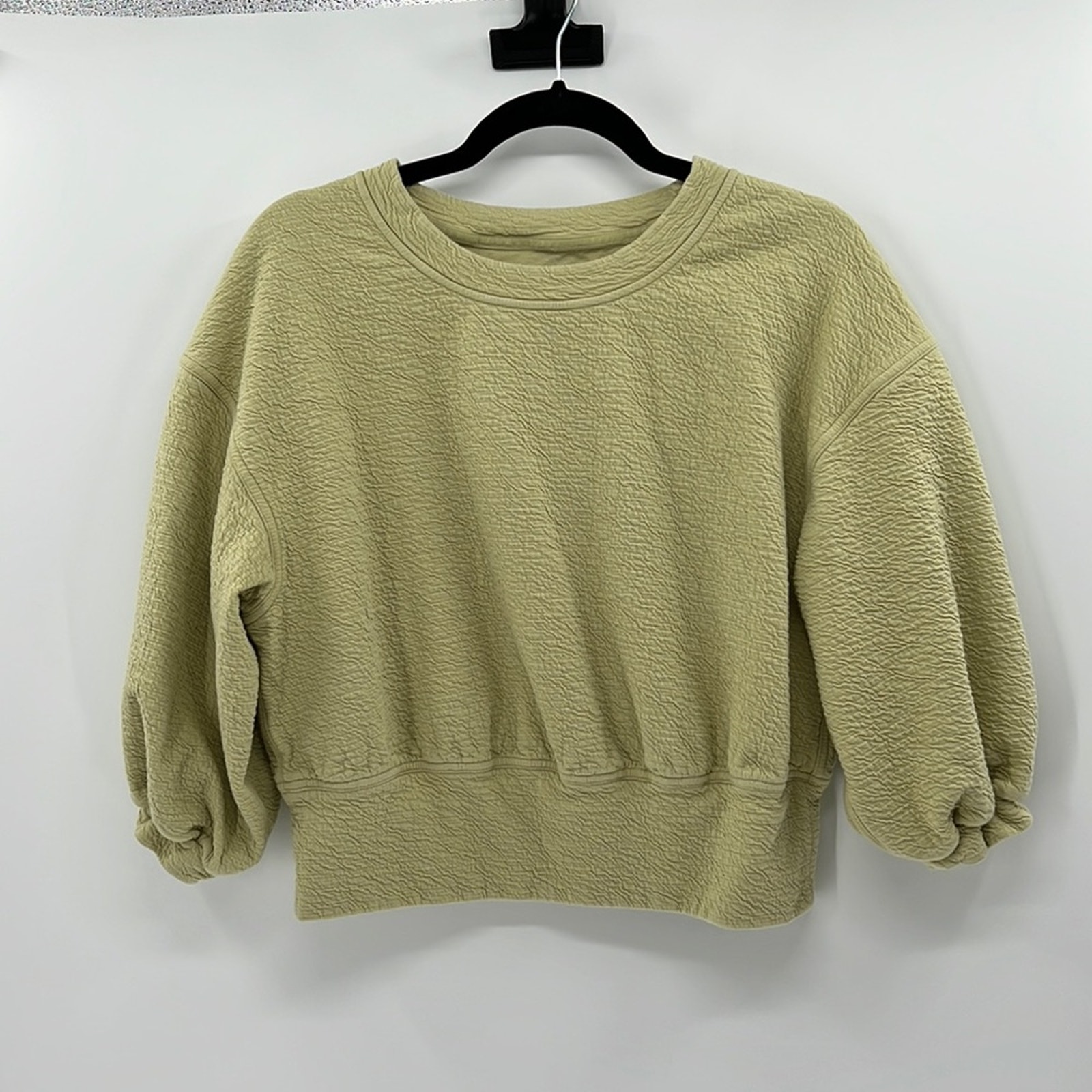 Lululemon Textured Crewneck Pullover - Dew Green - 8