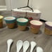 Retired Le Gourmet Chef Ice Cream Cup Set Like New