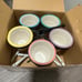 Retired Le Gourmet Chef Ice Cream Cup Set Like New