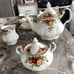 Royal Doulton/ Royal Albert Old Country Roses Lidded Sugar Bowl— NEW