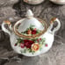 Royal Doulton/ Royal Albert Old Country Roses Lidded Sugar Bowl— NEW